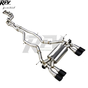 Sistema de Escape Catback Valvetronic OEM para <span class=keywords><strong>BMW</strong></span> M3 M4 F80 F82 3.0T 2014-2019, Tubo de Escape de Acero Inoxidable, Silenciador de Escape - Product Image 1