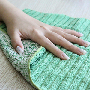 Paño de limpieza de platos de cocina tejido Marp de microfibra universal personalizado para secado rápido paño de limpieza de fregado de microfibra - Product Image 3