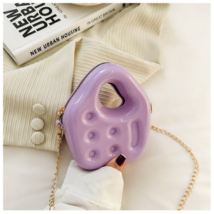 Korean Style <strong>Mini</strong> <strong>Taschen</strong> Leather Irregular Shape Shoulder Bag Candy Color Bolsas Para Mujer Heteromorphic Quality Handbags - Product Image 4