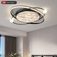 Plafonnier LED moderne en acrylique Planet Iron, design italien minimaliste, pour chambre et bureau, protection oculaire, spectre complet