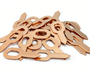 Jeu de plaquettes triangulaires et rondes en cuivre pour débosselage, pour machine de réparation de <span class=keywords><strong>carrosserie</strong></span> sans peinture (PDR) et outils de débosselage - Product Image 2