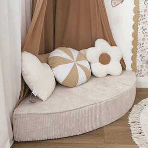 Canapé d'angle personnalisé en tissu avec mousse haute densité pour chambre d'enfant - Product Image 1