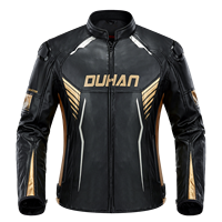 Veste de moto en cuir respirante pour homme Duhan Repsol, coupe-vent, pour la course moto, le motocross et la course automobile F1