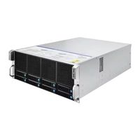 Boîtier de serveur rack 4 GPU avec double carte mère LGA 2011 (E5) 4U, prêt pour l'IA, modèle privé OEM C612-4U, stock disponible