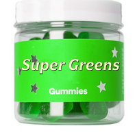 Gummies Super Aliments Végétaliens OEM Super Greens pour la Digestion, l'Immunité et l'Énergie – Complément Quotidien de Gummies Verts