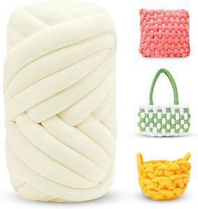 Coussin pour chat en fil tricoté à la main, panier épais en peluche pour chien avec insert de coussin amovible pour chatons et chiots - Product Image 1
