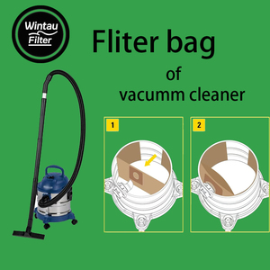 Sacs de collecte de poussière avec impression de logo personnalisé, sacs filtrants <span class=keywords><strong>pour</strong></span> aspirateur de couleur naturelle, compatibles avec <span class=keywords><strong>Parkside</strong></span> - Product Image 4