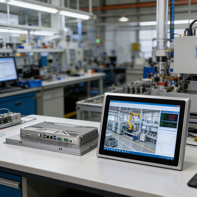 10.4 Inch Rugged Embedded Industrial Panel PC Core I3/i5 IP65 Waterproof All-in-One