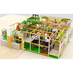 Petit <span class=keywords><strong>parc</strong></span> d'attractions commercial pour la maison, <span class=keywords><strong>parc</strong></span> d'attractions sur le thème de la forêt naturelle, aire de jeux souple et sécurisée à vendre - Product Image 3