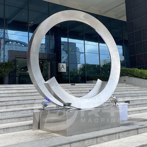 <span class=keywords><strong>Fontana</strong></span> Artistica Personalizzata in Acciaio Inox per Interni ed Esterni, Decorazione Moderna Feng Shui per Casa e Giardino - Product Image 1