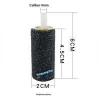 Diffuseur d'air pour aquarium, pierre à bulles en céramique frittée pour oxygénation de bassin à poissons, produit à usage quotidien