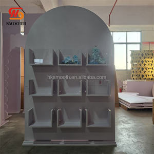 Toile de fond de scène de mariage lisse en acrylique PVC, toile de fond de mariage 3D, décoration de scène de mariage - Product Image 1