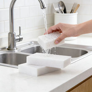 Groothandel Nieuw Ontwerp OEM Magic Eraser Melamine Reinigingsspons Nano Reinigingsspons Melamine Spons - Product Image 3