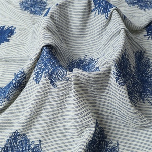 Tissu brodé 3D minimaliste en cordon, mélange organique, personnalisé OEM, pour chemisiers et hauts brodés, inspiré des designers TikTok - Product Image 6