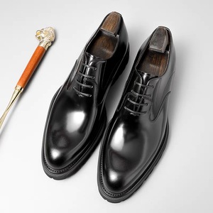 Chaussures en cuir véritable de style professionnel de haute qualité pour hommes - Chaussures de bureau et de carrière d'automne Antidérapantes légères et respirantes - Product Image 2