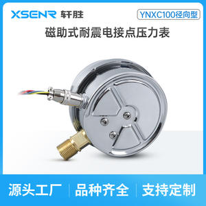 Manómetro de Contacto Eléctrico Jinbaona de 100 mm y 24 V, Resistente a Impactos Magnéticos, Analógico, con Conexión Roscada - Product Image 4