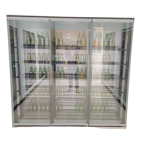 Chambre froide et congélateur commerciaux avec portes en verre trempé double et gaz argon pour refroidisseurs de fleurs - Bon prix - Product Image 1