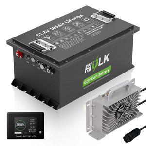 HULK 36V/48V/72V LiFePO4 골프 카트 배터리 50-200Ah 4000 사이클 CE 인증 리튬 이온 팩 BMS 키트 5 년 보증 - Product Image 1