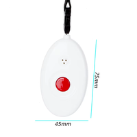 Collier d'appel d'urgence pour patients âgés, bouton de panique, bouton d'appel d'urgence pour patients