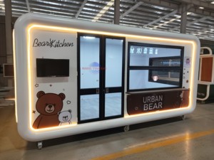 Oferta Especial: Camión de Comida Móvil Blanco Totalmente Equipado para Helados, Remolque de Catering con Freidora, Carrito de Comida Móvil, Camiones de Comida - Product Image 6