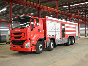 Camion de pompiers Isuzu 8x4 de 20 tonnes, série GIGA, 20000L, pour les incendies dans les pampas d'Argentine - Product Image 6