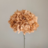 Bunga Pernikahan Buatan Warna Coklat Mawar Lily Hydrangea untuk Dekorasi Rumah dan Pesta