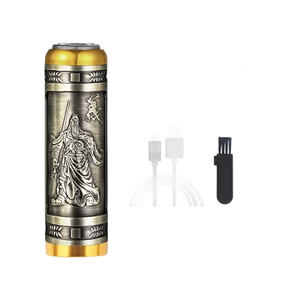 Tondeuses à <span class=keywords><strong>cheveux</strong></span> de salon à glisse fluide avec tête de coupe flottante pour un rasage uniforme, charge USB, utilisation domestique, affichage en anglais - Product Image 6
