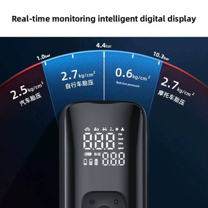 Inflador de neumáticos digital inteligente con IA WOSEN, portátil, 150 PSI, 90 W, para coche, motocicleta, bicicleta y balones, con batería externa. - Product Image 3