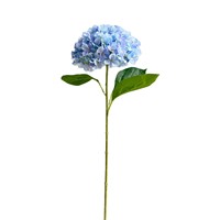 Direkt vom Hersteller Künstliche Große Einzelstiel-Hortensie Hochwertige Simulation Kunstseide Blume 3D-Gedruckte Blütenblätter Hochzeit Heim Chinesisches Neujahr