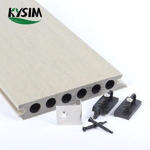 Ngoài Trời Chống Trượt Rắn Clip Trên Wpc Decking Gạch - Product Image 3