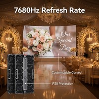 Pantalla LED de Alquiler para Interiores P2.9, Mantenimiento Frontal/Trasero Dual, Brillo de 600CD, Garantía de 5 Años para Eventos Comerciales