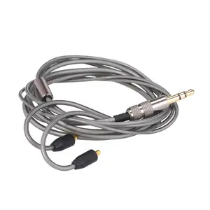 Connecteur MMCX câble de remplacement pour écouteurs filaires 3.5mm cordon détachable Compatible avec Shure SE215/SE315/SE425/SE535/S