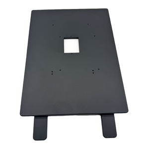 Tùy chỉnh kích thước <span class=keywords><strong>CNC</strong></span> đen anodized với phun cát tấm hợp kim nhôm khung kim loại thành phần chính xác với cơ sở hình chữ U - Product Image 6