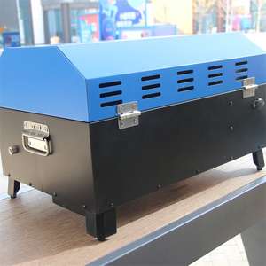 <span class=keywords><strong>Barbecue</strong></span> fumoir combiné portable en acier inoxydable de qualité supérieure, sans fumée, à granulés de bois, avec protection haute pression pour les fêtes en plein air - Product Image 1