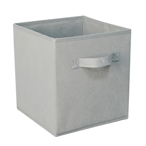 Square non-woven uncovered portable storage box toy sundries sorting storage box clothes storage box