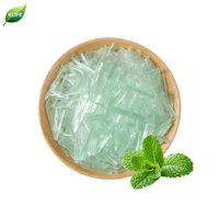 KLIFE Vente en gros de cristaux de menthol de qualité alimentaire, certificat Halal, cristaux de menthol CAS 89-78-1, poudre de menthe