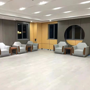 आधुनिक लक्जरी मॉड्यूलर कार्यालय सोफा लिविंग रूम होटल रिसेप्शन फैब्रिक कार्यालय आगंतुक सोफा चमड़े के साथ सस्ती कीमत - Product Image 3