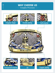 Hot Bán Tùy Chỉnh Vòng Thiết Kế Chống Bạc Mềm Men Nam Khóa Kim Loại Vành Đai Khóa - Product Image 3