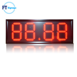 Affichage <span class=keywords><strong>numérique</strong></span> de <span class=keywords><strong>prix</strong></span> de l'essence et du gazole en extérieur, 32 pouces, IP65, installation facile et plusieurs tailles, économie d'énergie - Product Image 1