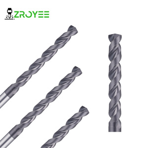 Vollhartmetall-Bohrer mit TiAlN-Beschichtung, 2 Schneiden, selbstzentrierend, kurze/lange Schneidlänge optional, für Edelstahl und Kohlenstoffstahl - Product Image 6