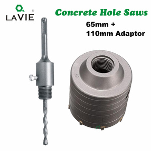 <span class=keywords><strong>LA</strong></span> VIE 1 jeu de forets à trous pour béton SDS PLUS 65 mm, foret à noyau creux électrique, tige de 110 mm, pour mur en béton, pierre, climatiseur, alliage - Product Image 5
