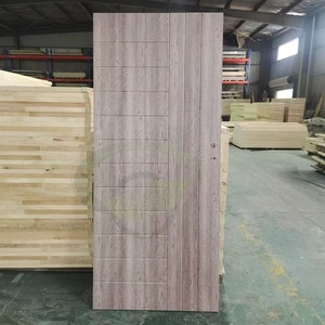 Portes en WPC imperméables, insonorisées, anti-termites, style moderne, revêtement en PVC, matériau composite fini, <span class=keywords><strong>SunnyTech</strong></span> - Product Image 3
