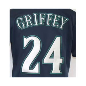 准备发货的 Deion Sanders 红色复古款透气速干大码男女通用 100% 聚酯纤维缝制棒球球衣 - Product Image 5