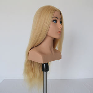 Tête de mannequin d'entraînement pour cheveux longs et raides 613 pour l'école de <span class=keywords><strong>coiffure</strong></span> et la pratique du tressage - Product Image 4