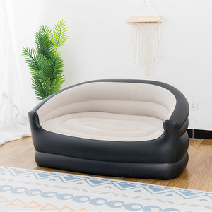 Sofá Inflable, Colchón de Aire Doble, Portátil, Silla de Descanso para Exteriores, para Adultos, Material de PVC Ecológico - Product Image 1