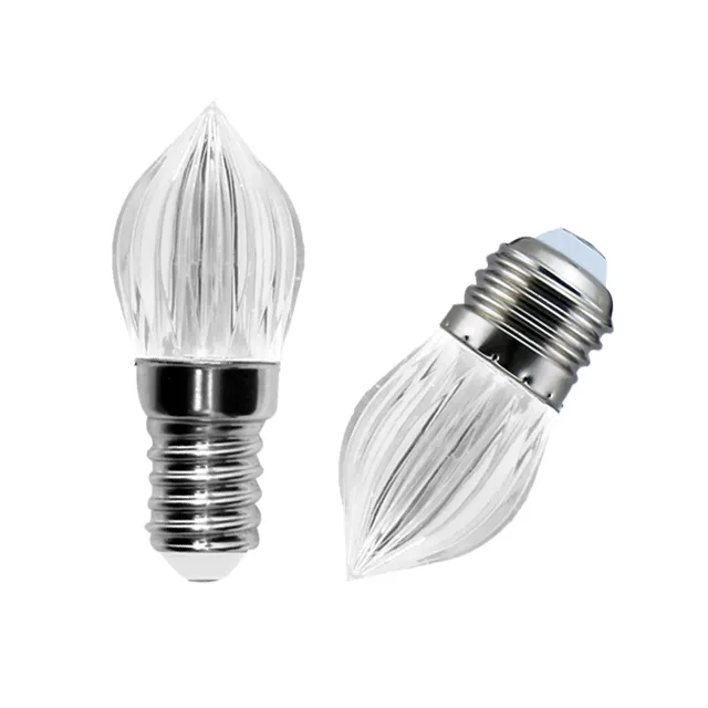 E14/E27 Led Mini Faceted kristal mum şeklinde ampul lamba avize konut dekoratif aydınlatma