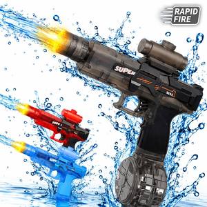 Pistolet à eau miniature sans fil USB transparent à tir rapide pour enfants, très populaire - Product Image 1