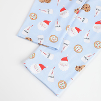 Puresun Weihnachten Rotes Gingham Kinderbekleidungsset Mädchen Windelset Lebkuchenmann Smok-Verzierter Kinder-Strampler