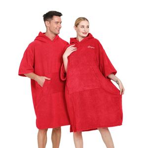 Wholesale Custom Adult Kids Beach Surf Swim Diving Hooded <b>Poncho</b> Half Sleeve Changing <b>Towel</b> Robe Surf <b>Poncho</b> with Hood - Product Image 5