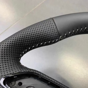 Volante de Cuero para Auto, Volante para Audi S3 8P, S4 B8, S5, S6, S7, S8, A3 8V, A3 8P, A4 B8, A5 B8, <span class=keywords><strong>A6</strong></span> C7, A7 C7, A8 D4, Q3, Q5, Q7 - Product Image 2